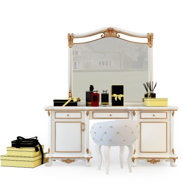 欧式雕花梳妆台