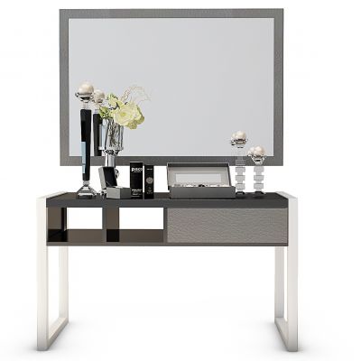 后现代简约梳妆台化妆品