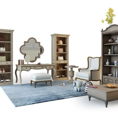 美式梳妆台
