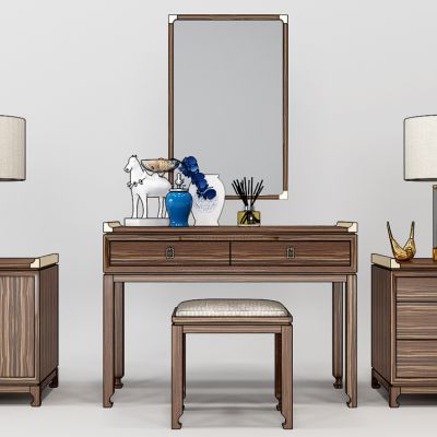 新中式装饰柜梳妆台