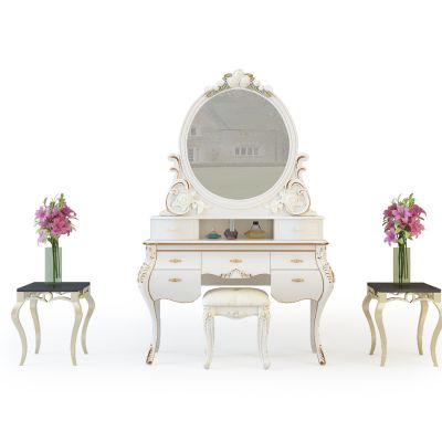 欧式雕花梳妆台