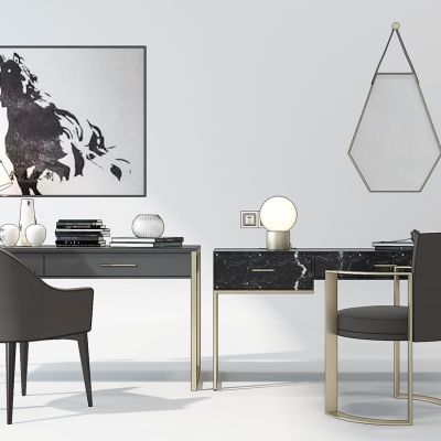 现代梳妆台组合