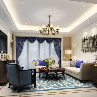 美式客厅