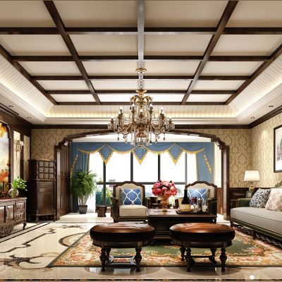 美式客厅