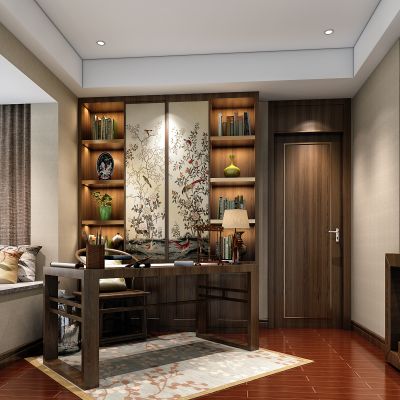 新中式书房