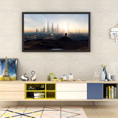 现代电视柜摆件装饰画组合