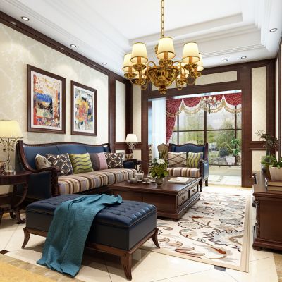 美式客厅