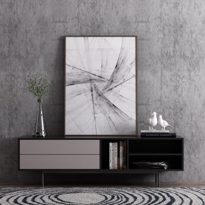 现代简约电视柜饰品