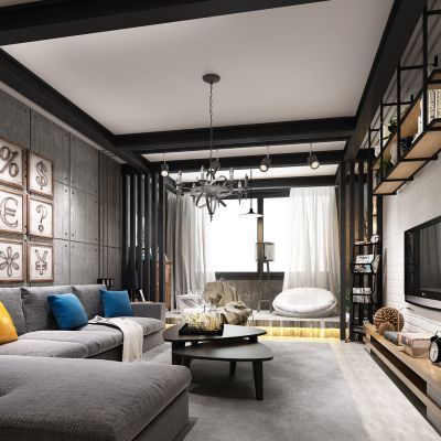 工业风客厅