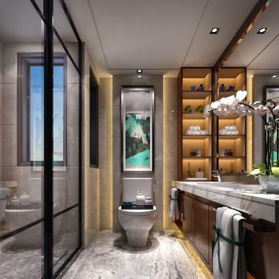 新中式卫生间