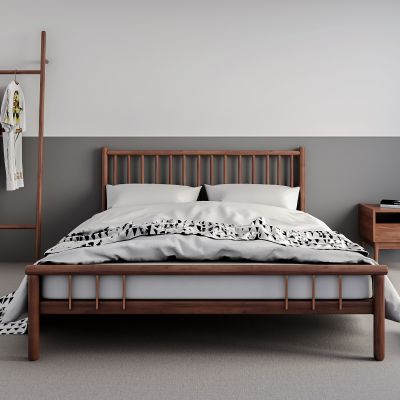 现代双人床卧室