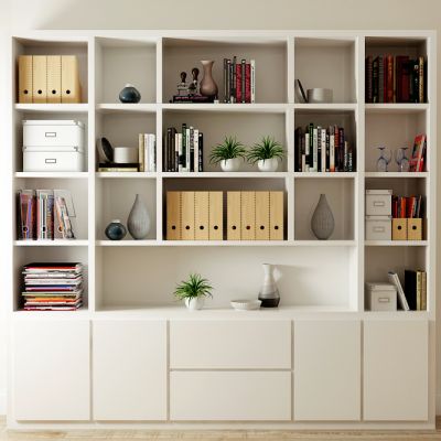 北欧书柜组合