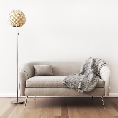 北欧多人沙发落地灯组合