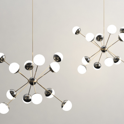 现代金属枝形吊灯