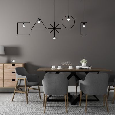 现代简约餐桌椅