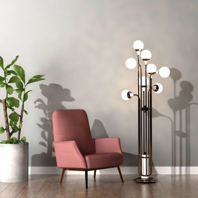 现代单人沙发组合