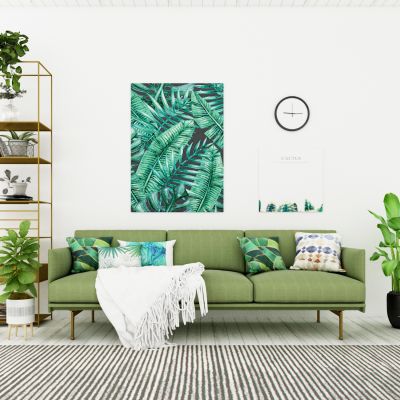 北欧沙发绿植组合