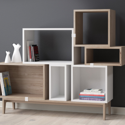 现代置物柜置物架