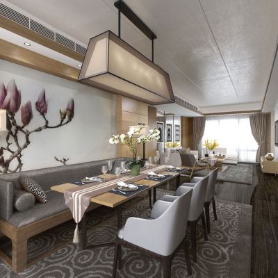 新中式餐厅客餐厅