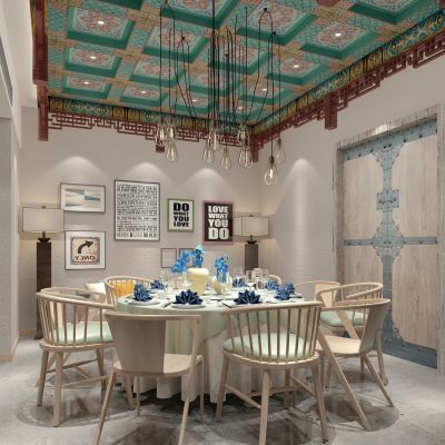 新中式包间餐厅