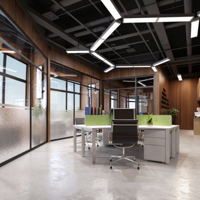 现代工业风办公室