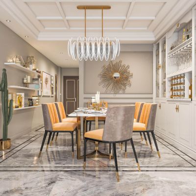 简欧轻奢客餐厅