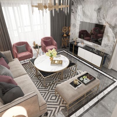 简欧轻奢客餐厅