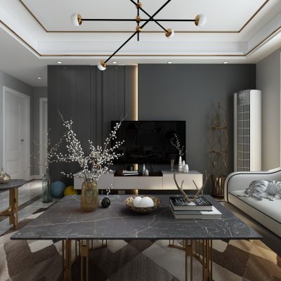 现代轻奢客餐厅