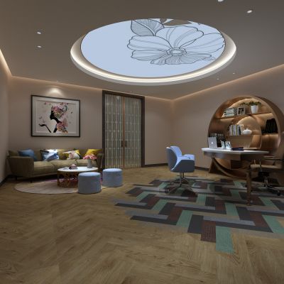 中式办公室大班台