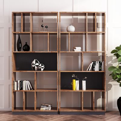 现代书柜装饰柜饰品