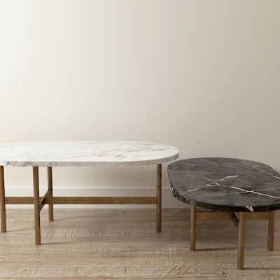 现代大理石茶几