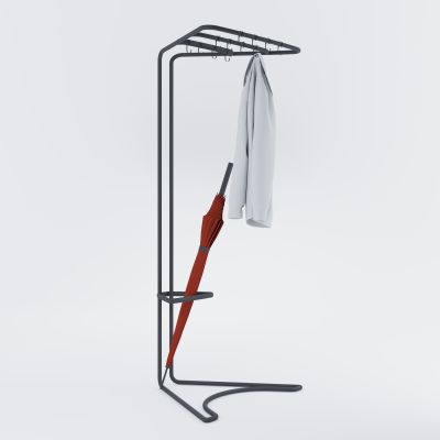 现代衣架衣帽架