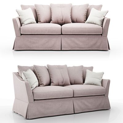 现代美式双人沙发