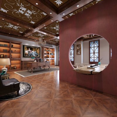 现代混搭经理办公室