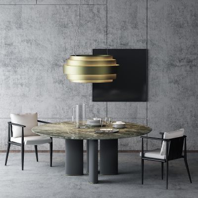 后现代餐桌椅组合