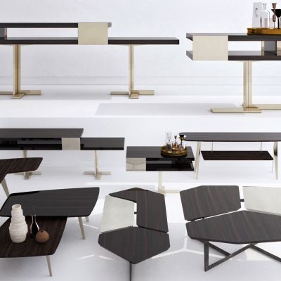 现代茶几边几组合