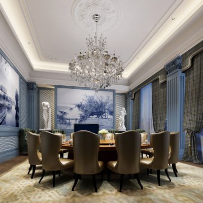 新中式餐厅包间