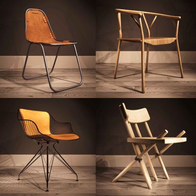 现代单椅椅子