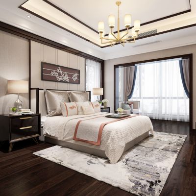 新中式卧室