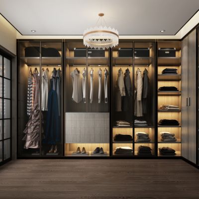 现代衣帽间