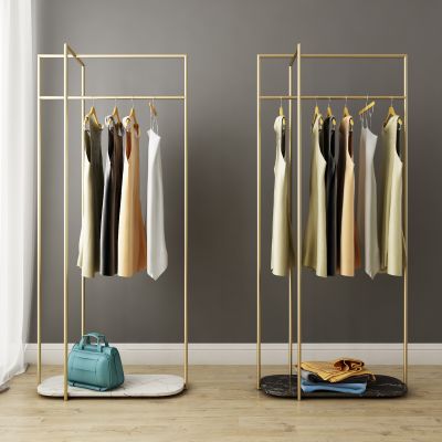 现代金属石材衣架饰品