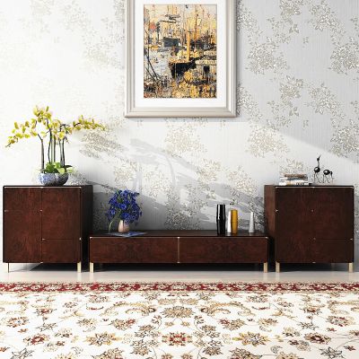 现代木质电视柜饰品