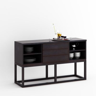 现代餐边柜展示柜饰品