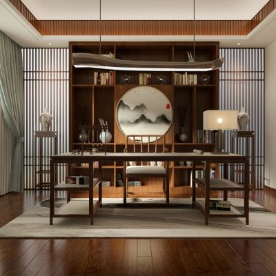 新中式书房