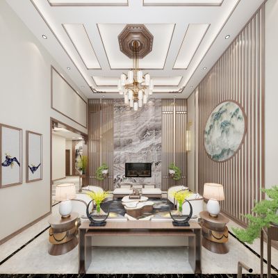 新中式客厅