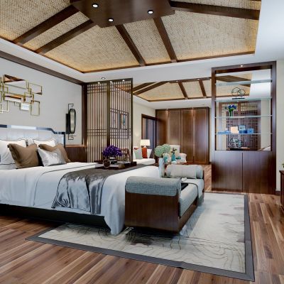 新中式卧室