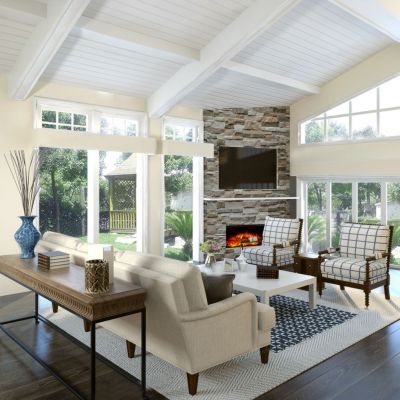 美式客厅会客厅