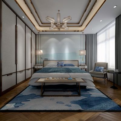 新中式卧室