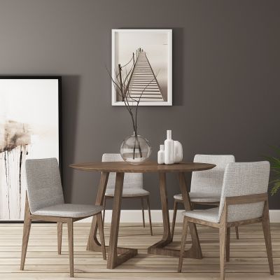 现代餐桌椅组合