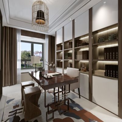 新中式书房